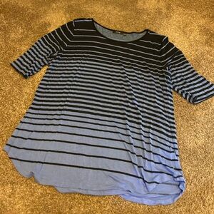 Striped Blue Top Apt 9